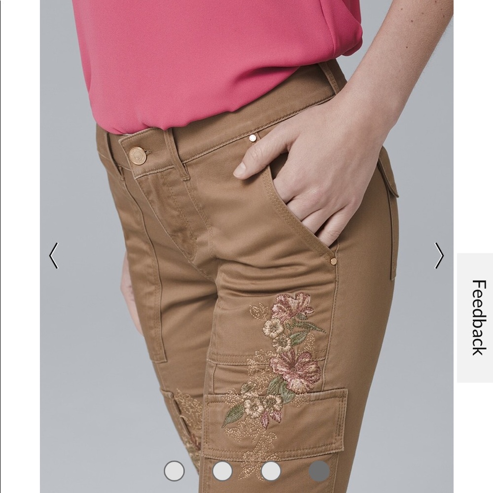 White House black market cargo pants NWT